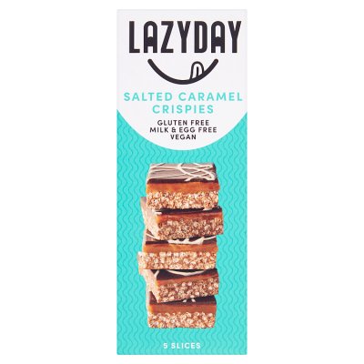 Lazy Day gluten free salted caramel crispies 150g - British product