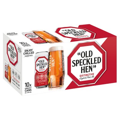 Old Speckled Hen pale ale 10 x 440ml cans (British brand)