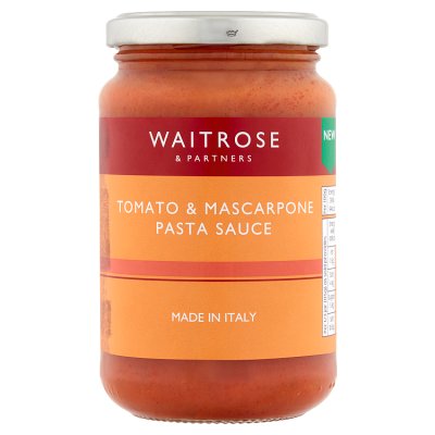 Waitrose tomato & mascarpone pasta sauce 350g (British brand)