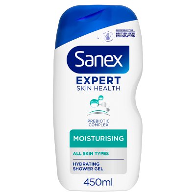 Sanex moisturising shower gel 450ml (British brand)