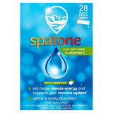 Spatone liquid iron apple supplement 28 x 25ml sachets, UK version