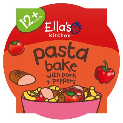 Ella's Kitchen sausage pasta bake toddler food 200g, imported from the UK