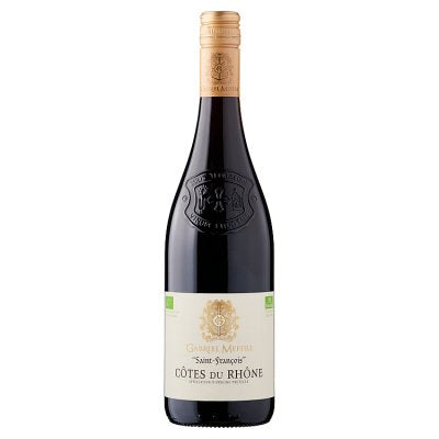 Gabriel Meffre organic Côtes du Rhône red wine 75cl (British brand)