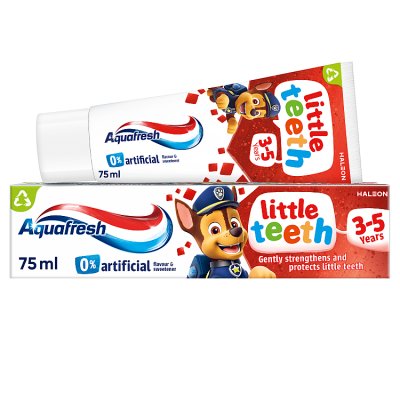 Aquafresh Paw Patrol kid's toothpaste 75ml for ages 3-5 (British brand)