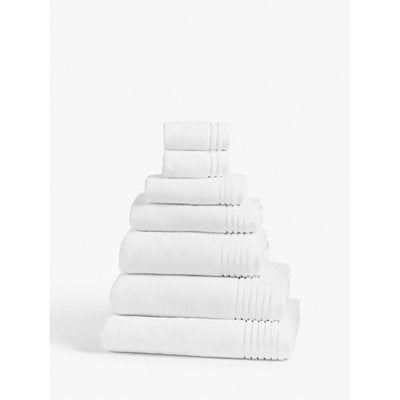 John Lewis white cotton face cloths set of 2 (British brand)