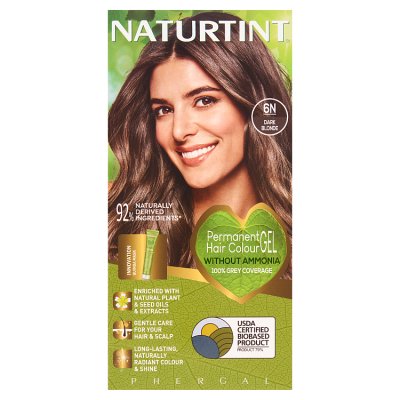 Naturtint Dark Blonde 6N permanent hair colour 165ml, UK version