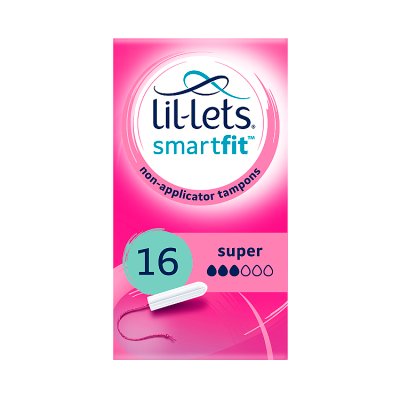 Lil-Lets Smartfit Super tampons 16 pack, UK version