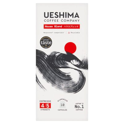 Ueshima House Blend coffee capsules 10s, UK version