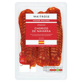 Waitrose Spanish chorizo de Navarra dry cured 100g, imported from the UK
