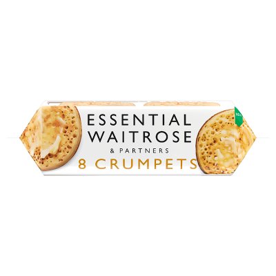 Waitrose Essential crumpets 8 pack (British brand)