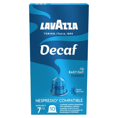Lavazza decaf Classico coffee capsules 58g (British brand)