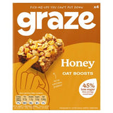 Graze honey oat flapjack bars 4x30g (British brand)