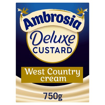 Ambrosia Deluxe vanilla custard dessert 750g - British product