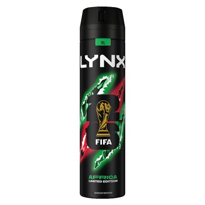 Lynx Africa 48h body spray deodorant 250ml, UK version