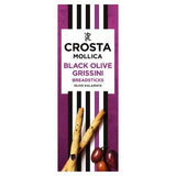 Crosta & Mollica black olive grissini 140g, UK version