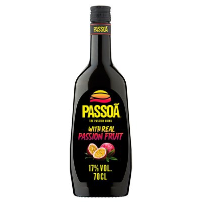 Passoa passionfruit liqueur 70cl bottle (British brand)