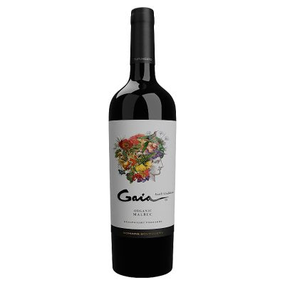 Gaia Organic Malbec red wine 75cl bottle, UK version