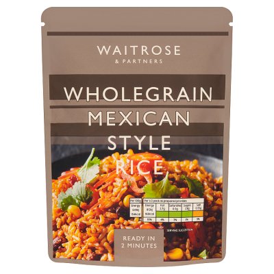 Waitrose Mexican style rice 250g - British product