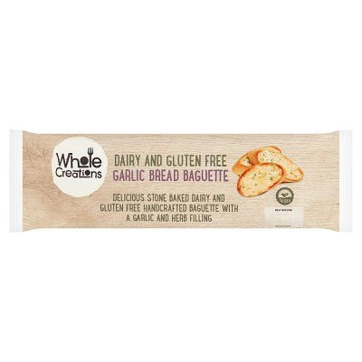Whole Creations gluten free garlic bread baguette 190g (British brand)
