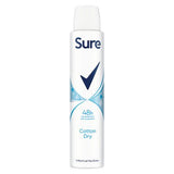 Sure Cotton Dry antiperspirant spray 200ml (British brand)