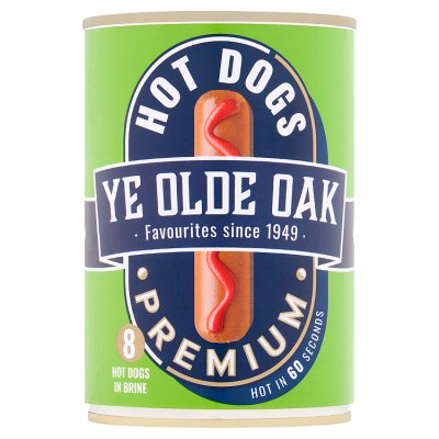 Ye Olde Oak Premium hot dogs 400g (British brand)