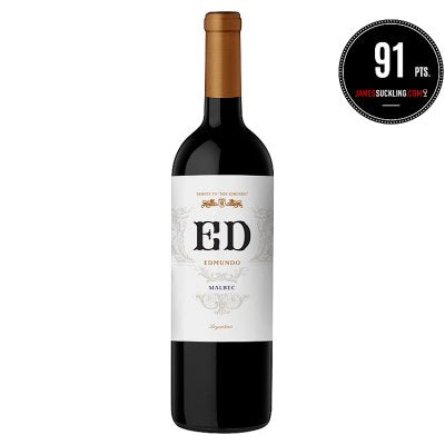 Edmundo Malbec red wine 75cl bottle, imported from the UK