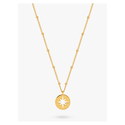 Estella Bartlett starburst disc necklace gold plated, UK version