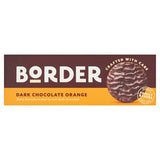 Border dark chocolate orange biscuit 150g, imported from the UK