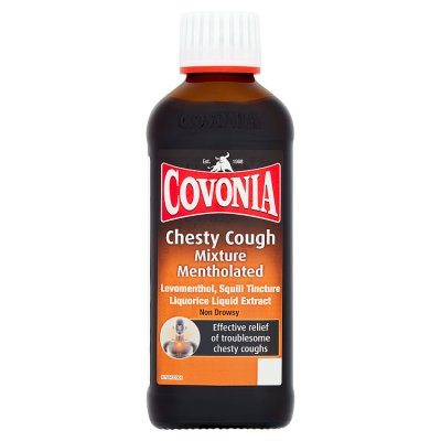 Covonia chesty cough mixture mentholated 150ml - British product