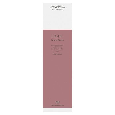 Aromaworks light diffuser Amyris and Orange 100ml, imported from the UK
