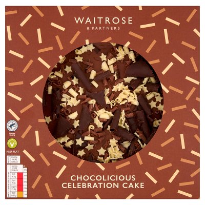 Waitrose Chocolicious Celebration Cake 752g (British brand)