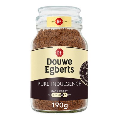 ASDA Douwe Egberts Pure Indulgence Dark Roast Instant Coffee 190g- Buy online at McGrocer