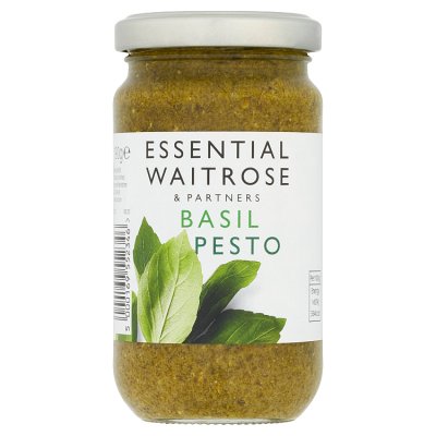 Waitrose Essential Basil Pesto 190g - British product