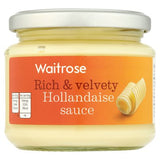 Waitrose hollandaise sauce 190g glass jar - British product