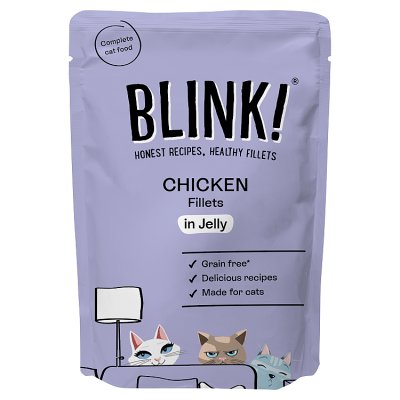 Blink roasted chicken complete cat food 85g, UK version