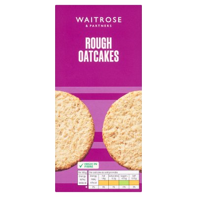 Waitrose Rough Oatcakes 250g baked in Scotland, UK version