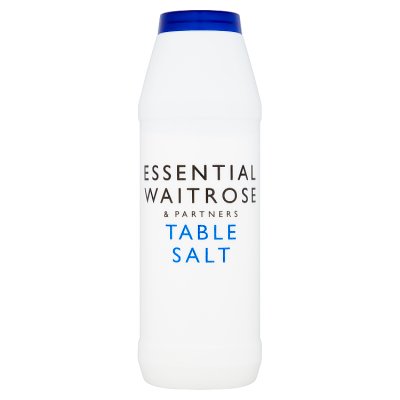 Waitrose Essential Table Salt 750g, imported from the UK