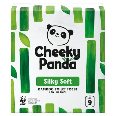 The Cheeky Panda bamboo toilet tissue 9x190, UK version