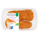 Waitrose Essential Breaded Hake 300g, imported from the UK