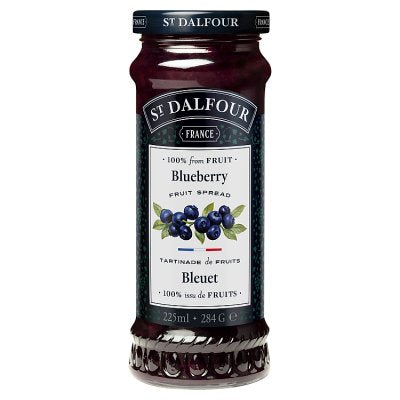 St Dalfour blueberry fruit spread 284g, UK version