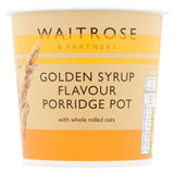 Waitrose golden syrup porridge pot 70g, UK version