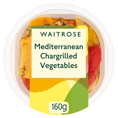 Waitrose Mediterranean chargrilled vegetables 160g, UK version
