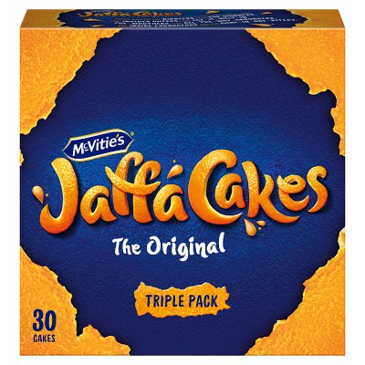 McVitie's Jaffa Cakes Original Triple Pack 30s, imported from the UK