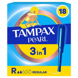 Tampax Pearl Regular tampon applicator 22ct, imported from the UK