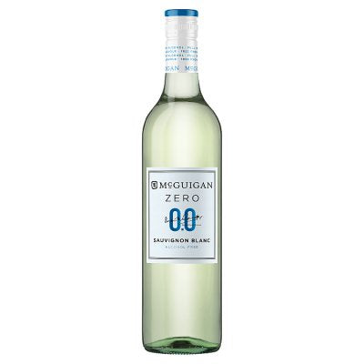 McGuigan Zero alcohol-free Sauvignon Blanc 75cl, imported from the UK