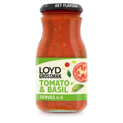 Loyd Grossman tomato and basil pasta sauce 660g - British product