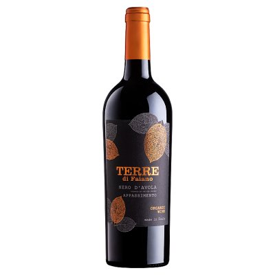 Terre Di Faiano organic Nero D'Avola red wine 75cl, UK version