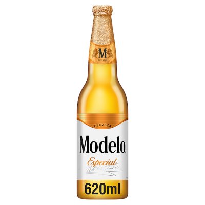 Modelo pilsner beer 620ml, imported from the UK