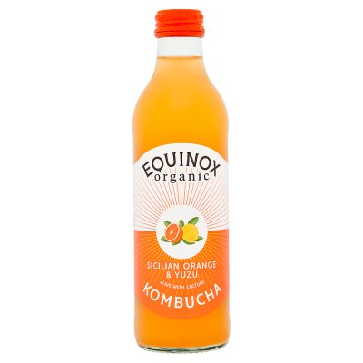 Equinox Kombucha Orange & Yuzu 275ml - British product