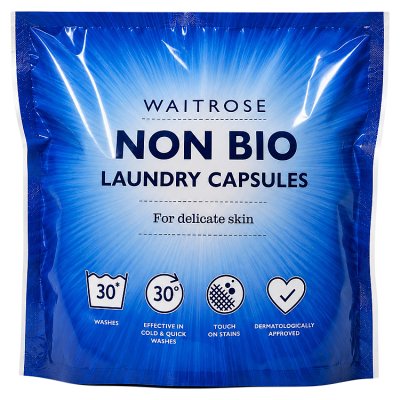 Waitrose Non Bio Laundry Capsules 559.6g - British product